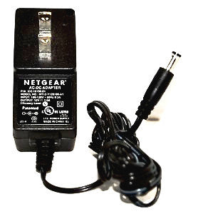 Genuine Netgear 332-10190-01 12V, 1A AC Power Supply