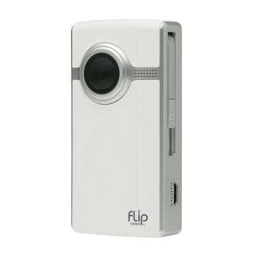 Flip UltraHD Video Camera - White, 4 GB, 1 Hour