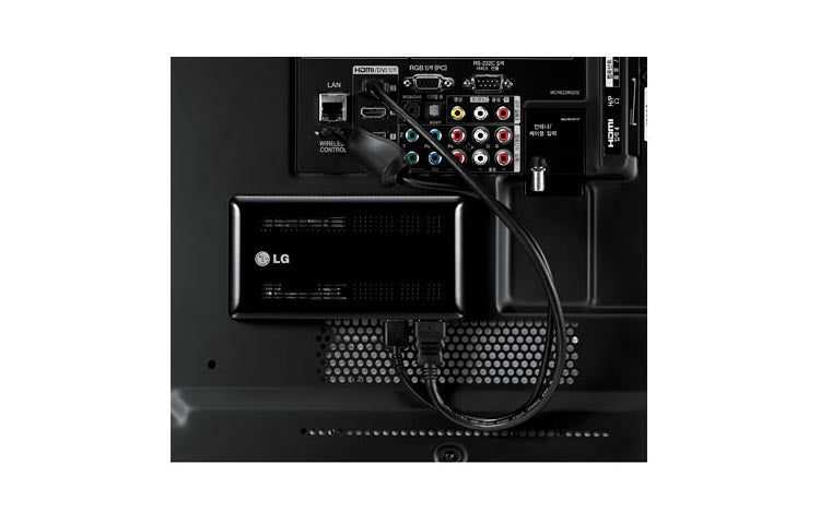 LG ANWL100W Digital Device 1080P Media Streamer - Compatible with 2010 LG TVs