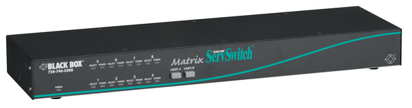 Matrix ServSwitch for PC, 2 Users x 4 CPUs (Slim Chassis Style)