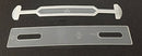 5 Heavy Duty, Flexible Plastic Handles for Boxes (packaging/crafts), 6.5" x .75" x .125" (thick), clear transluscent