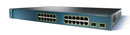 Cisco WS-C3560-24PS-S Catalyst 3560-24PS SMI 24-Port 10/100BASE-TX 802.3af Poe Switch