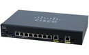 Cisco SF352-08P Managed Switch 8x 10/100 PoE, 2x Gigabit SFP, 62W PoE
