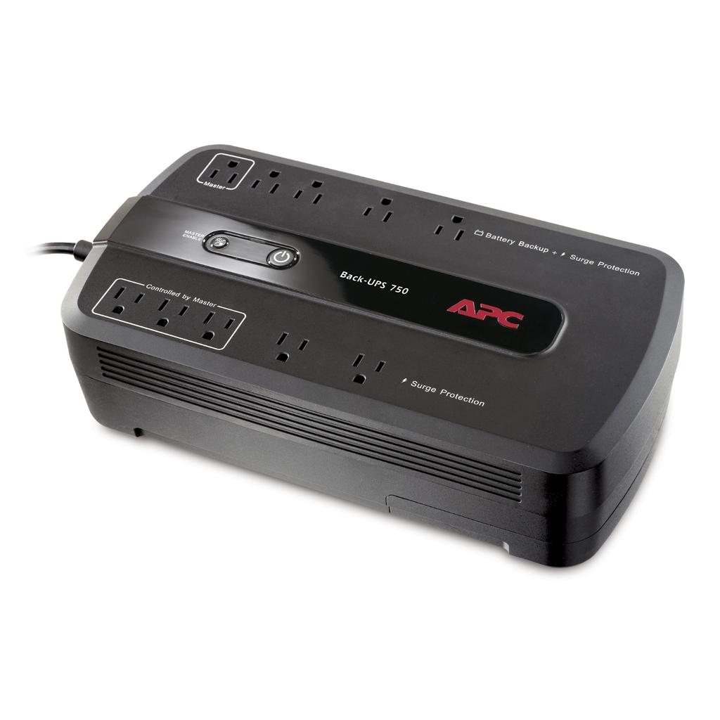 APC Back-UPS ES 750VA UPS 5x Backup Outlets, 5x Surge Outlets 120VAC ...
