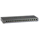 NETGEAR GS116E-200NAS ProSafe Plus Switch, 16-Port Gigabit Ethernet - 10/100/1000Base-T - Wall Mountable