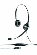 Jabra BIZ 1925 Duo Corded Headset for Deskphone and Softphone