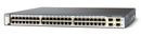 Cisco WS-C3750G-48TS-S 48-port 10/100/1000 Gigabit Ethernet Switch with 4x SFP and StackWise
