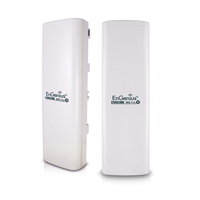 EnGenius 5GHz Wireless Outdoor AP/Client Bridge 2-Pack N-ENH500 KIT ...