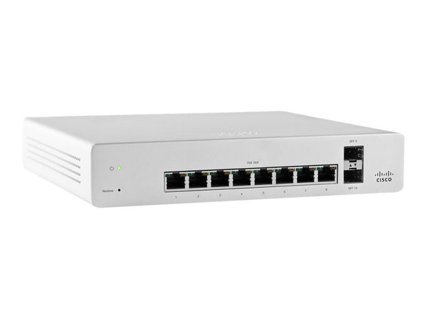 Cisco Meraki MS220-8P-HW MS220 8-port PoE+ Gigabit Ethernet Switch
