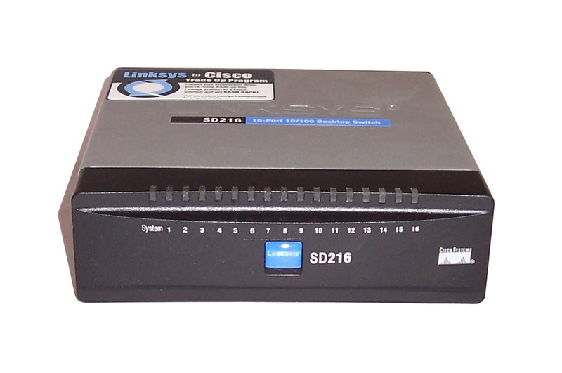 Cisco SD216 16-port 10/100 Desktop Switch