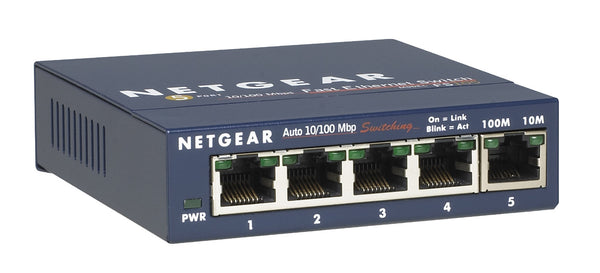 Netgear 5 Port Switch 10100 FS105NA  - New