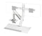 Humanscale Height Adjustable QuickStand Lite Desk: Dual Monitor Mount - Clamp Mount