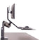 Humanscale Height Adjustable QuickStand Lite Desk: Dual Monitor Mount - Clamp Mount