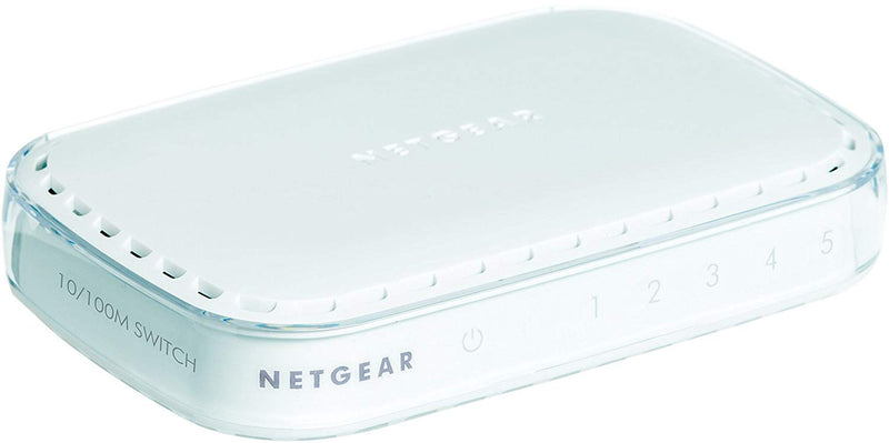 NETGEAR 5-Port Unmanaged Switch, Fast Ethernet, Desktop (FS605NA)