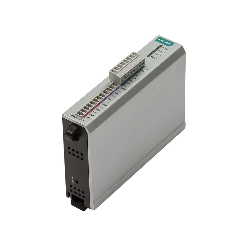 MOXA ioLogik E1242 Remote Ethernet I/O with 4AI, 4DI, 4DIO, and 2-Port Switch