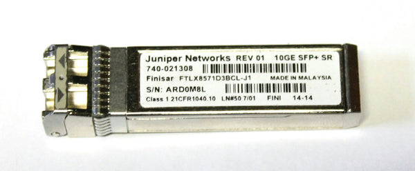 Juniper SFPP-10GE-SR Ethernet Multimode LC Transceiver Module 740-031980