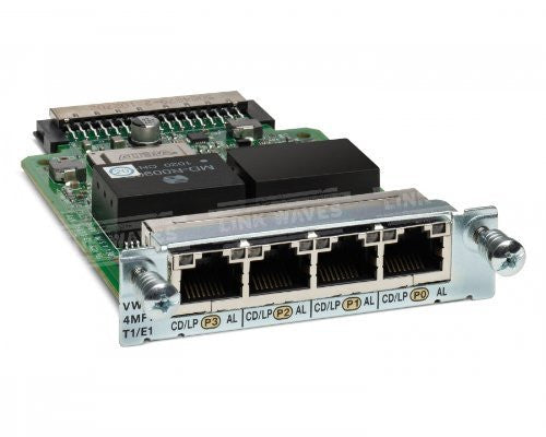 Cisco VWIC3-4MFT-T1/E1 4-Port T1/E1 Voice/WAN Interface Card