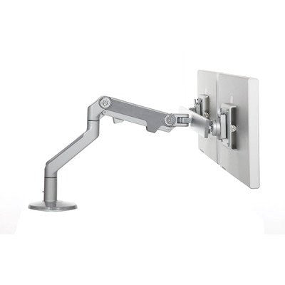 M8 Monitor Mount Base Type: Bolt-Through, Finish: Silver with Gray Trim