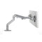 M8 Monitor Mount Base Type: Bolt-Through, Finish: Silver with Gray Trim