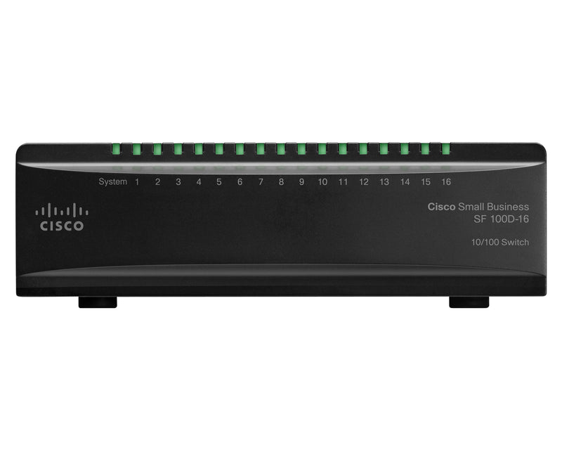 Cisco SF100D-16 16 Port Fast Ethernet Switch