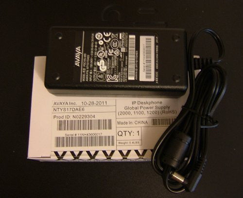 Genuine Avaya PSC18U-480 48V Global AC power adapter for VOIP Phones