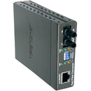 TRENDnet TFC-210MST - ST Multi-Mode to RJ-45 Fiber Media Converter - 100 Mbps