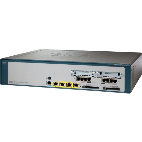 Cisco UC560-T1E1-K9 UC Server with 4x FXO, 3x GigE, 1x T1/E1 PRI, 1x VIC and 24x Users (138 Max)