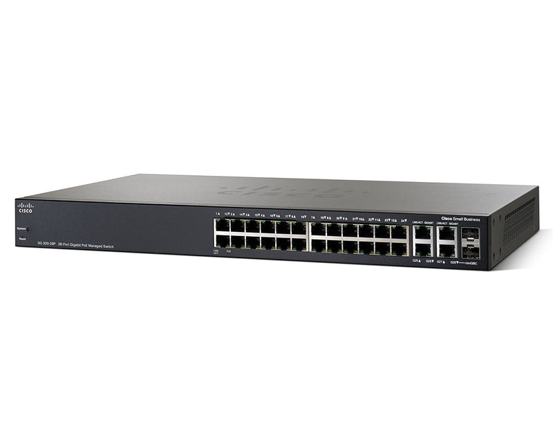 Cisco SG300-28P 28-port Gigabit PoE Managed Switch (SRW2024P-K9)