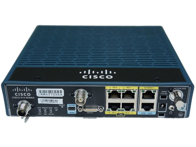 Cisco C819G-4G-V-K9 819G 4G LTE Verizon Wireless Integrated Services Router