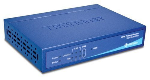 TRENDnet 4-Port VPN Firewall Router TW100-BRV204 (Blue)