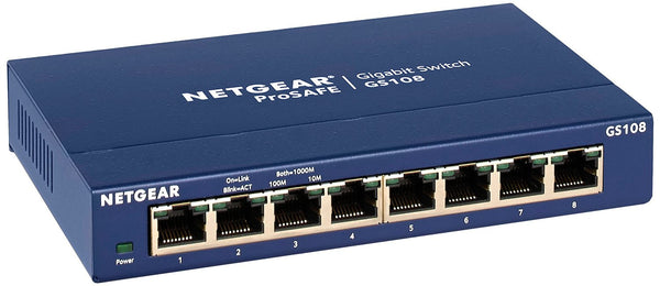 NETGEAR GS108NA ProSafe 8-Port Gigabit Ethernet Desktop Switch