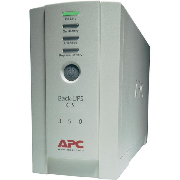 APC BK350 Back-UPS CS Battery Backup System Six-Outlet 350 Volt-Amps