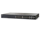 Cisco SF300-24 24-port 10/100 Managed Switch with Gigabit Uplinks (SRW224G4-K9)