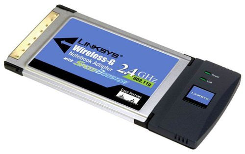 Cisco-Linksys WPC54GS Wireless-G Notebook Adapter with SpeedBooster