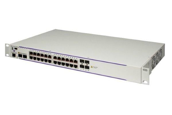 Alcatel-Lucent OmniSwitch OS6850-24: 24 Port (20 10/100/1000 + 4 Combo Copper/SFP) Managed Switch, with AC power