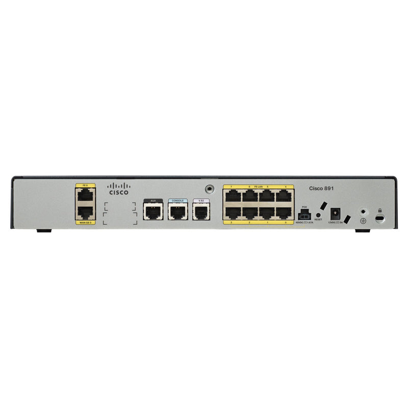 Cisco 891 Router Gigabit Ethernet Security  - New