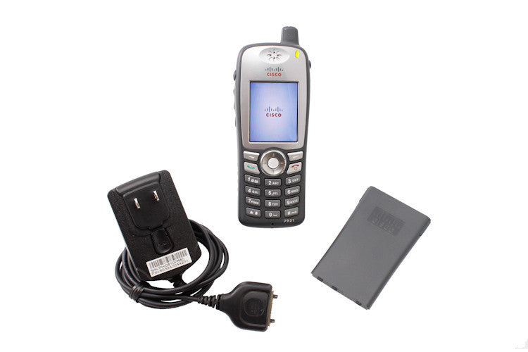 Cisco CP-7921G-BUN-K9 Wireless IP Phone incl. Phone, Battery,Charger/Adapter