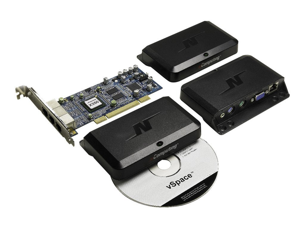 NComputing X350 3 User Desktop Virtualization Kit – Newfangled Networks