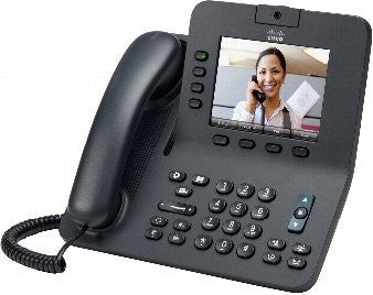 Cisco Unified IP Phone 8941 Slimline - IP-Videotelefon - SCCP, SIP - 4 Leitungen