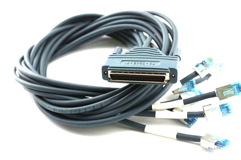 Cisco CAB-OCTAL-ASYNC 8 Lead Octal Cable 68 Pin To 8 Male RJ45