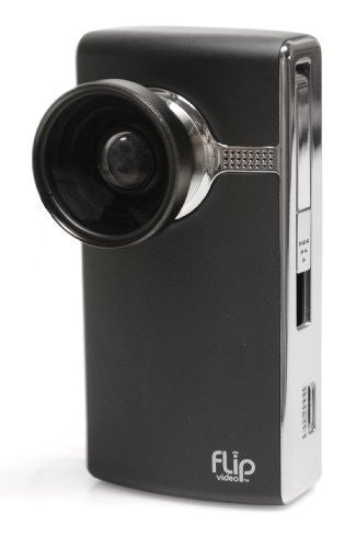 Bower VLMWF 0.45x Wide Angle Magnetic Lens for Flip Cameras -Black