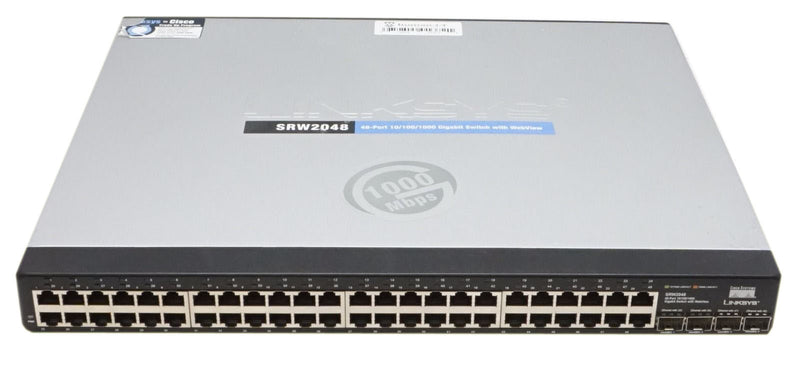 Cisco SRW2048 48-port Gigabit Switch - WebView