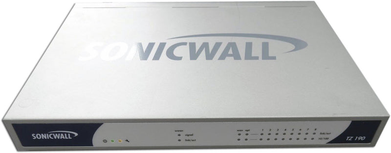 SonicWALL TZ 190 01-SSC-6851 Wireless Security Appliance Firewall