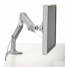 Humanscale M2 Monitor Arm: Clamp Mount - Silver/Gray Trim