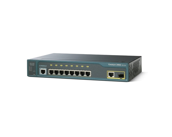 Cisco WS-C2960-8TC-L 2960 8 Port 10/100MB Catalyst Switch