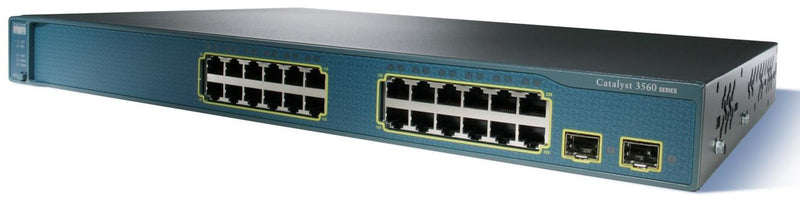 Cisco WS-C3560-24PS-S Catalyst 3560-24PS SMI 24-Port 10/100BASE-TX 802.3af Poe Switch